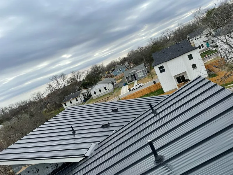 Standing seam metal roof panels with vents for Skylight Repair in Freetown